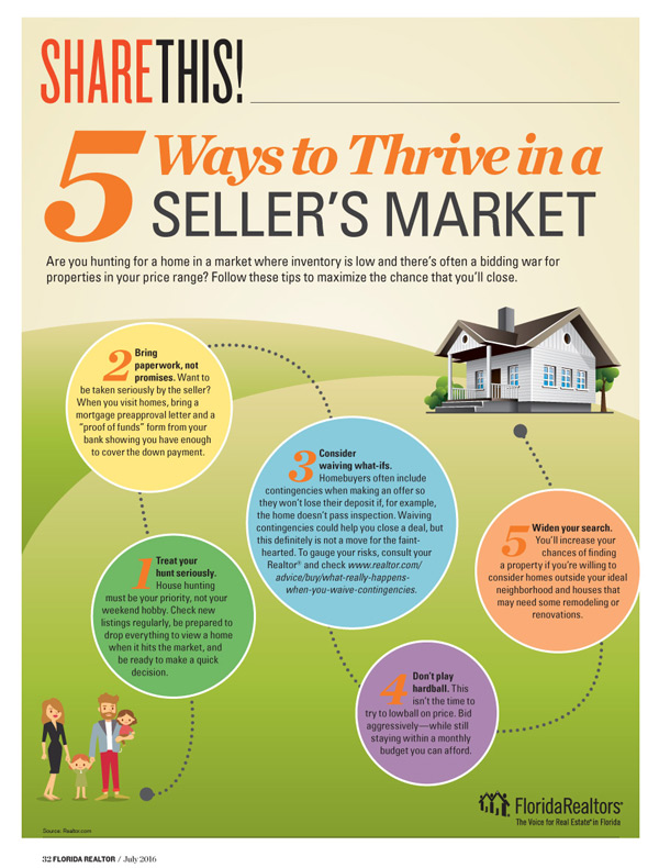 5 Ways to Thrive in a Seller's Market